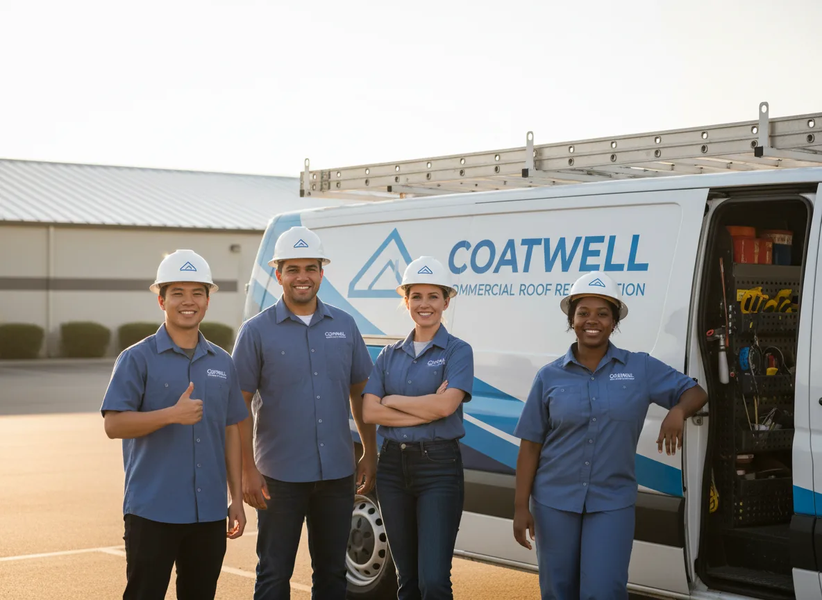 Commercial roof coating company in Dewey, OK